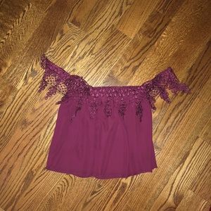 Charlotte Russe off the shoulder top